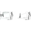 ARCTIC W1C - Soporte de pared con brazo articulado extensible