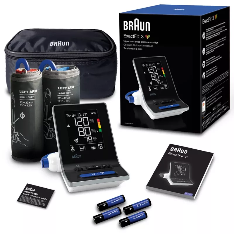 Braun ExactFit 3 Brazo Automático 2 usuarios