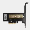 AXAGON ECO PCEM2-N Adaptador PCIE NVME M.2 Adaptador interno PCI-Express x4 para conectar una unidad SSD NVMe M.2 al ordenador