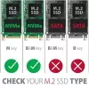 AXAGON ECO PCEM2-N Adaptador PCIE NVME M.2 Adaptador interno PCI-Express x4 para conectar una unidad SSD NVMe M.2 al ordenador