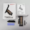 AXAGON ECO PCEM2-N Adaptador PCIE NVME M.2 Adaptador interno PCI-Express x4 para conectar una unidad SSD NVMe M.2 al ordenador