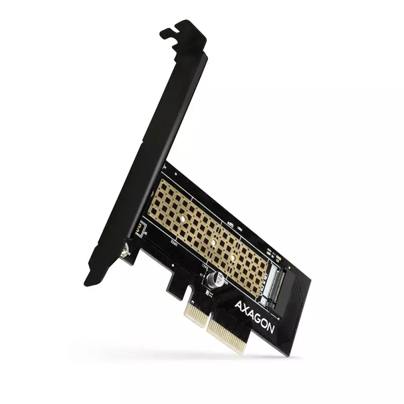 AXAGON ECO PCEM2-N Adaptador PCIE NVME M.2 Adaptador interno PCI-Express x4 para conectar una unidad SSD NVMe M.2 al ordenador