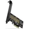 AXAGON ECO PCEM2-N Adaptador PCIE NVME M.2 Adaptador interno PCI-Express x4 para conectar una unidad SSD NVMe M.2 al ordenador