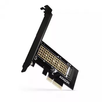 AXAGON ECO PCEM2-N Adaptador PCIE NVME M.2 Adaptador interno PCI-Express x4 para conectar una unidad SSD NVMe M.2 al ordenador