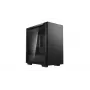 Caja de PC DeepCool MACUBE 110 Semitorre Negra — microATX/Mini-ITX, cristal templado, admite GPU 320 mm, disipador CPU 165 mm