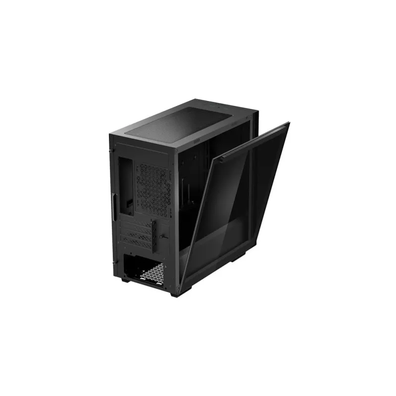 Caja de PC DeepCool MACUBE 110 Semitorre Negra — microATX/Mini-ITX, cristal templado, admite GPU 320 mm, disipador CPU 165 mm