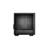 Caja de PC DeepCool MACUBE 110 Semitorre Negra — microATX/Mini-ITX, cristal templado, admite GPU 320 mm, disipador CPU 165 mm