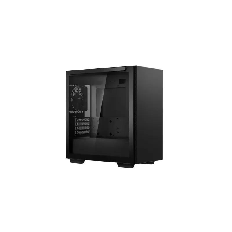 Caja de PC DeepCool MACUBE 110 Semitorre Negra — microATX/Mini-ITX, cristal templado, admite GPU 320 mm, disipador CPU 165 mm
