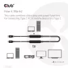 CLUB3D Cable USB 3.2 Gen2 Type C a C Activo Bidireccional 8K60Hz M/M 5m/16.4ft