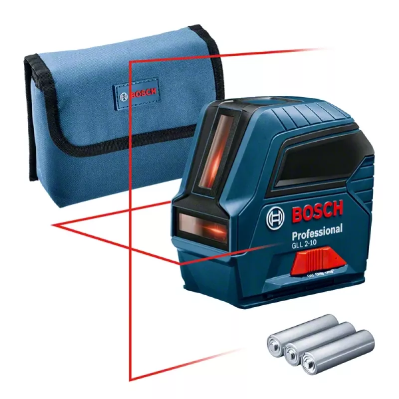 Bosch GLL 2-10 Professional láser de líneas autonivelante, 10 m (0601063L00)