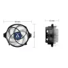 ARCTIC Alpine 23 - Disipador CPU compacto AMD Procesador Disipador de aire 9 cm Aluminio, Negro 1 ud.