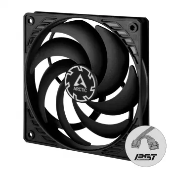 ARCTIC P12 Slim PWM PST Ventilador de 120 mm optimizado para presión con cable en Y integrado