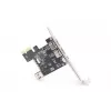 DIGITUS Tarjeta de interfaz IEEE 1394a, Pci-e, 3 puertos, 1x ext. 1394mini, 2x puertos ext. 1394a