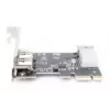 DIGITUS Tarjeta de interfaz IEEE 1394a, Pci-e, 3 puertos, 1x ext. 1394mini, 2x puertos ext. 1394a