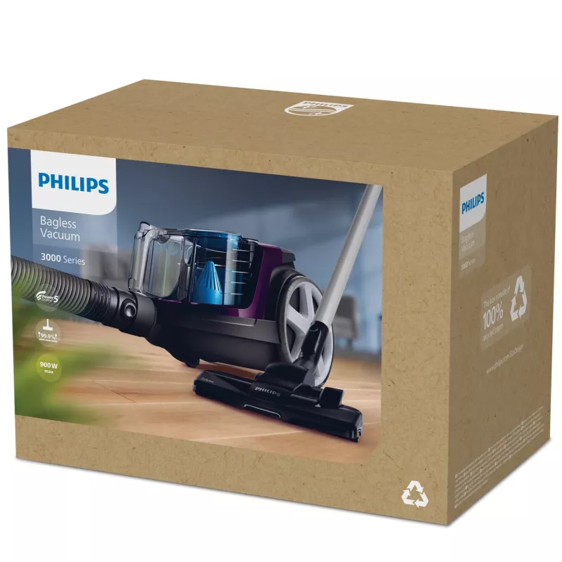 Philips serie 3000 FC9333/09 Aspirador 1,5 L Aspirador de arrastre En seco 900 W sin bolsa