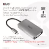 Adaptador activo CLUB3D USB3.2 Gen1 Type-C a Dual Link DVI-D HDCP OFF versión M/H para Apple Cinema Displays