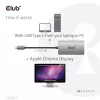 Adaptador activo CLUB3D USB3.2 Gen1 Type-C a Dual Link DVI-D HDCP OFF versión M/H para Apple Cinema Displays