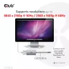Adaptador activo CLUB3D USB3.2 Gen1 Type-C a Dual Link DVI-D HDCP OFF versión M/H para Apple Cinema Displays