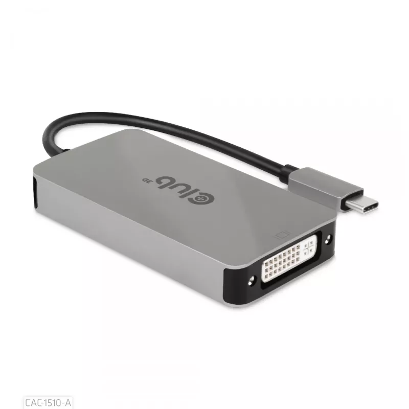 Adaptador activo CLUB3D USB3.2 Gen1 Type-C a Dual Link DVI-D HDCP OFF versión M/H para Apple Cinema Displays
