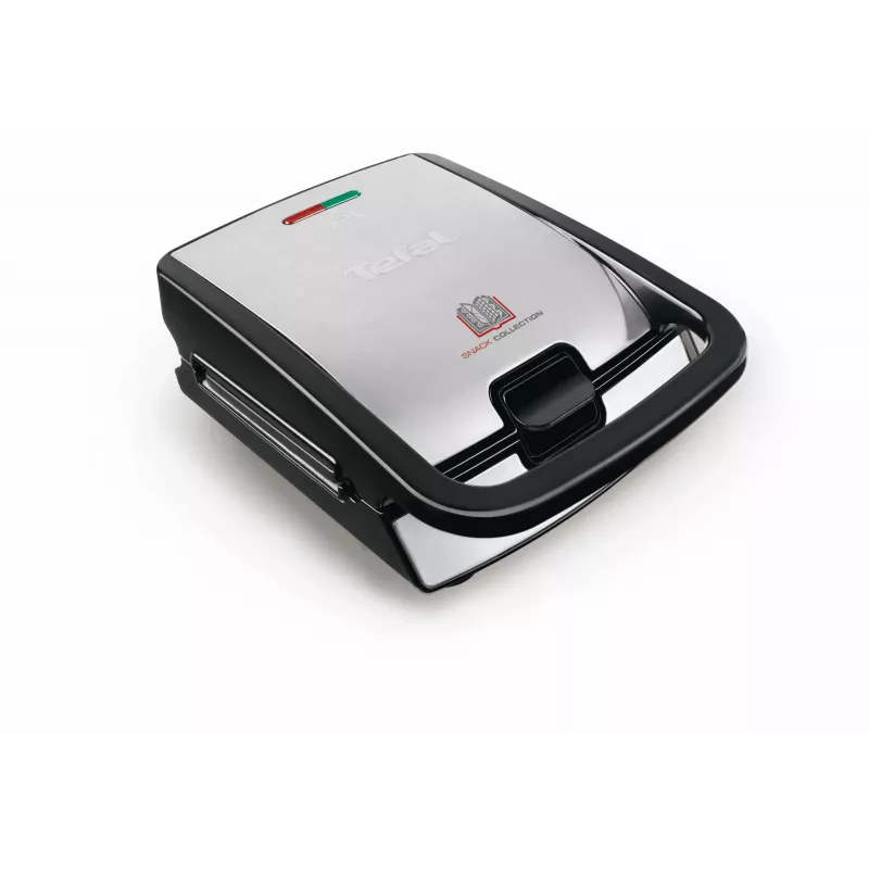 Sandwichera Tefal SW854D 700 W negra, acero inoxidable