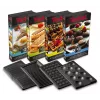 Sandwichera Tefal SW854D 700 W negra, acero inoxidable
