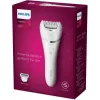 Depiladora Philips BRE710/00, depiladora inalámbrica en húmedo y seco, 32 discos, 40 min de autonomía, 2 velocidades, blanca