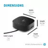 Base USB-C HP G5, con cable, USB 3.2 Gen 1 (3.1 Gen 1) Type-C, negro, negro, China, hogar