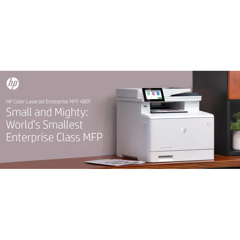 HP Color LaserJet Enterprise MFP M480f, láser, impresión en color, 600 x 600 DPI, A4, impresión directa, blanco, negro
