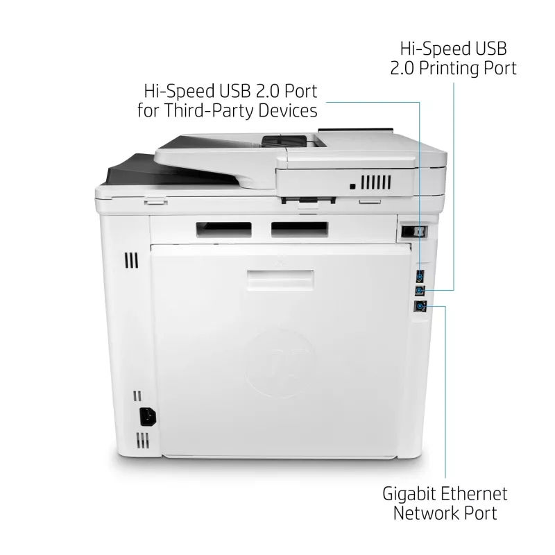 HP Color LaserJet Enterprise MFP M480f, láser, impresión en color, 600 x 600 DPI, A4, impresión directa, blanco, negro