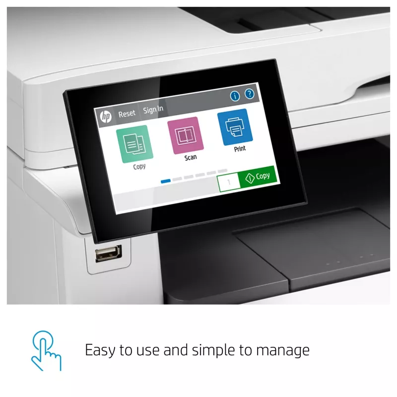 HP Color LaserJet Enterprise MFP M480f, láser, impresión en color, 600 x 600 DPI, A4, impresión directa, blanco, negro