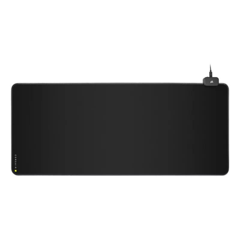 Alfombrilla gaming CORSAIR MM700 RGB — 930×400 mm, 4 mm de grosor, base de goma, retroiluminación LED alimentada por USB, negra