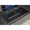 Alfombrilla gaming CORSAIR MM700 RGB — 930×400 mm, 4 mm de grosor, base de goma, retroiluminación LED alimentada por USB, negra