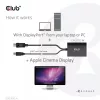 Club 3D CAC-1010-A adaptador activo de DisplayPort a Dual Link DVI-D, DisplayPort 1.2a, alimentado por USB, HDCP OFF, 0,6 m, negro