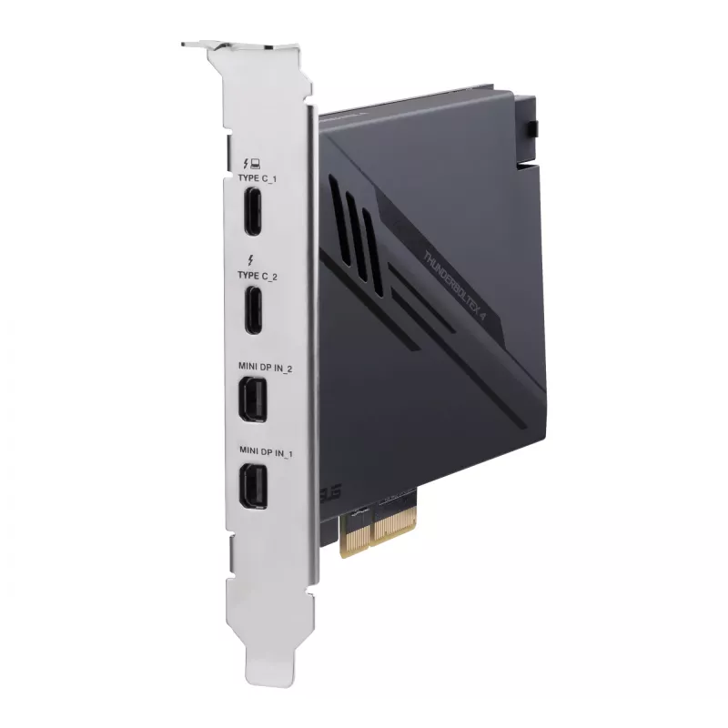 Tarjeta/adaptador de interfaz ASUS ThunderboltEX 4 interno Mini DisplayPort, PCIe, Thunderbolt, USB 2.0, USB 3.2 Gen 2 (3.1 Gen 2)