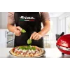 Máquina de pizza Ariete 0909/10 1200 W negra roja 1 pizza 33 cm