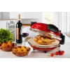 Máquina de pizza Ariete 0909/10 1200 W negra roja 1 pizza 33 cm