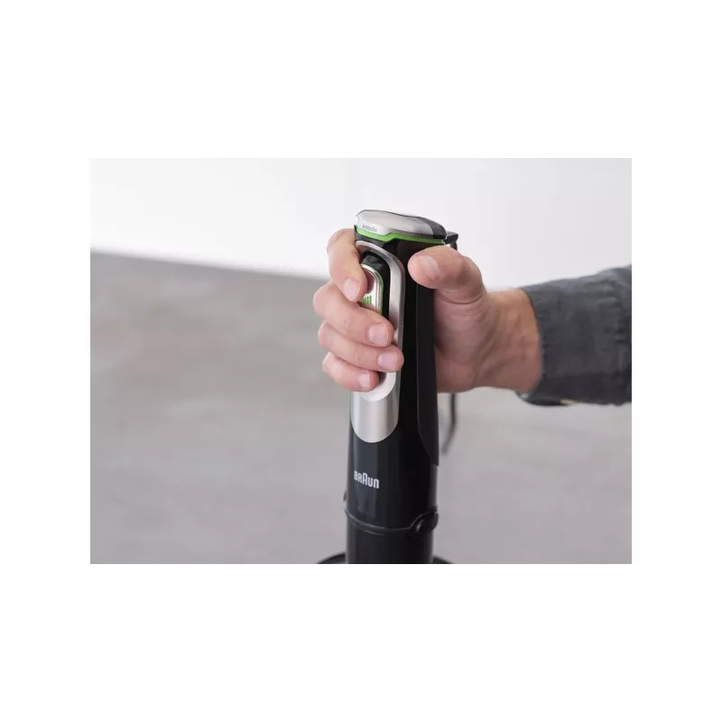 Batidora de mano Braun MultiQuick 9 MQ 9135XI 0,6 l 1200 W negra, acero inoxidable