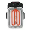 Freidora Tefal Oleoclean Pro Inox & Design FR8040 Single 3,5 l 2300 W negra, acero inoxidable