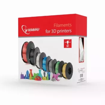 Filamento GEMBIRD PLA-PLUS, naranja, 1.75 mm, 1 kg