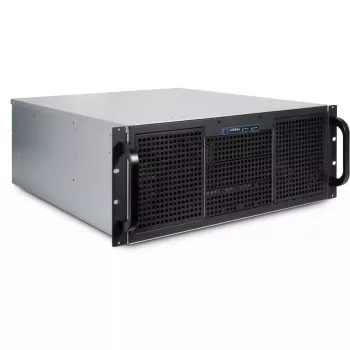 Caja para servidor Inter-Tech 4U 40248 rack negra, gris