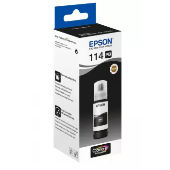 Cartucho de tinta original Epson 114 Photo negro para EcoTank ET-8550 ET-8500