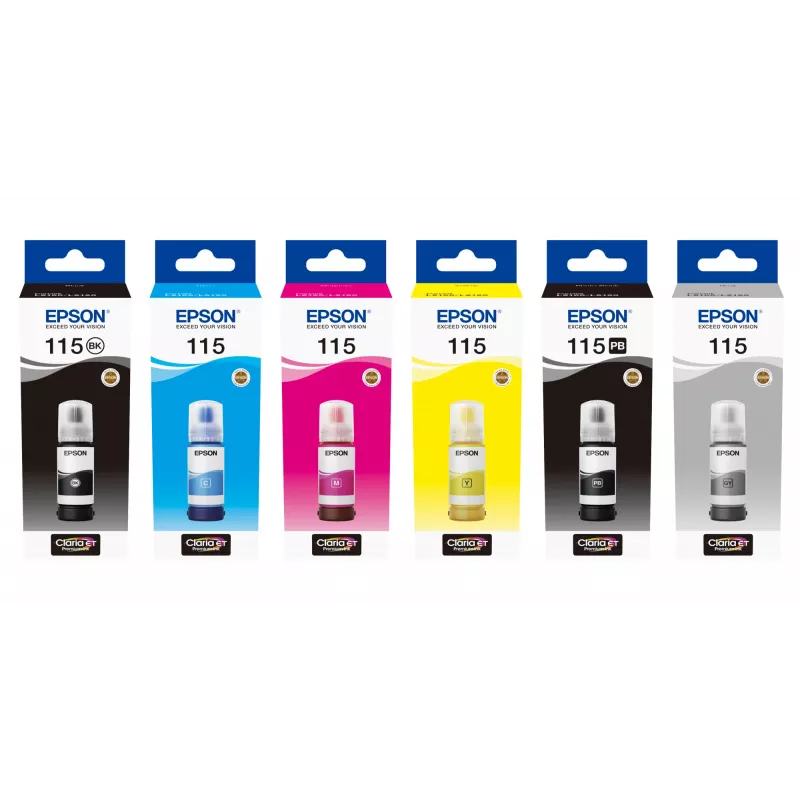Botella de tinta Epson 115 ECOTANK cian C13T07D24A