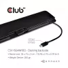 CLUB3D USB Type C 3.2 Gen1 Triple Display Dynamic PD Charging Dock 100W PD cargador