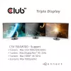 CLUB3D USB Type C 3.2 Gen1 Triple Display Dynamic PD Charging Dock 100W PD cargador