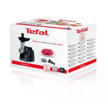 Tefal NE105838 picadora de carne 1400 W negra, acero inoxidable