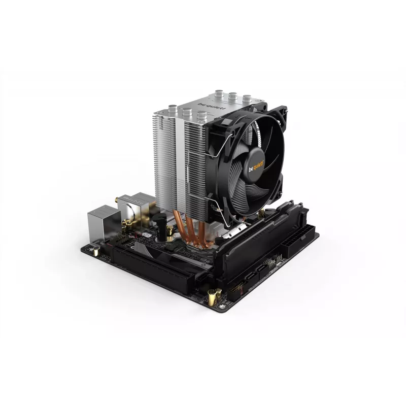 be quiet! PURE ROCK SLIM 2 disipador de CPU 9,2 cm plateado 1 unidad