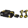 Set de herramientas combinadas a batería DeWalt DCK266P2T — 18V, 2 baterías de 5.0Ah, atornillador de impacto y taladro percutor, cargador, maletín