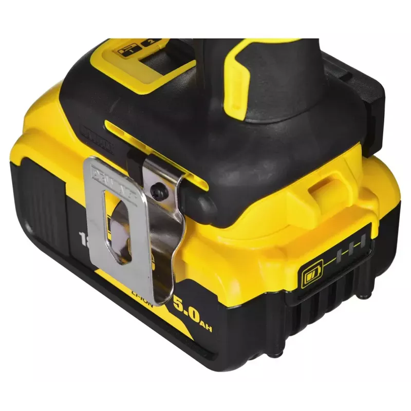 Set de herramientas combinadas a batería DeWalt DCK266P2T — 18V, 2 baterías de 5.0Ah, atornillador de impacto y taladro percutor, cargador, maletín