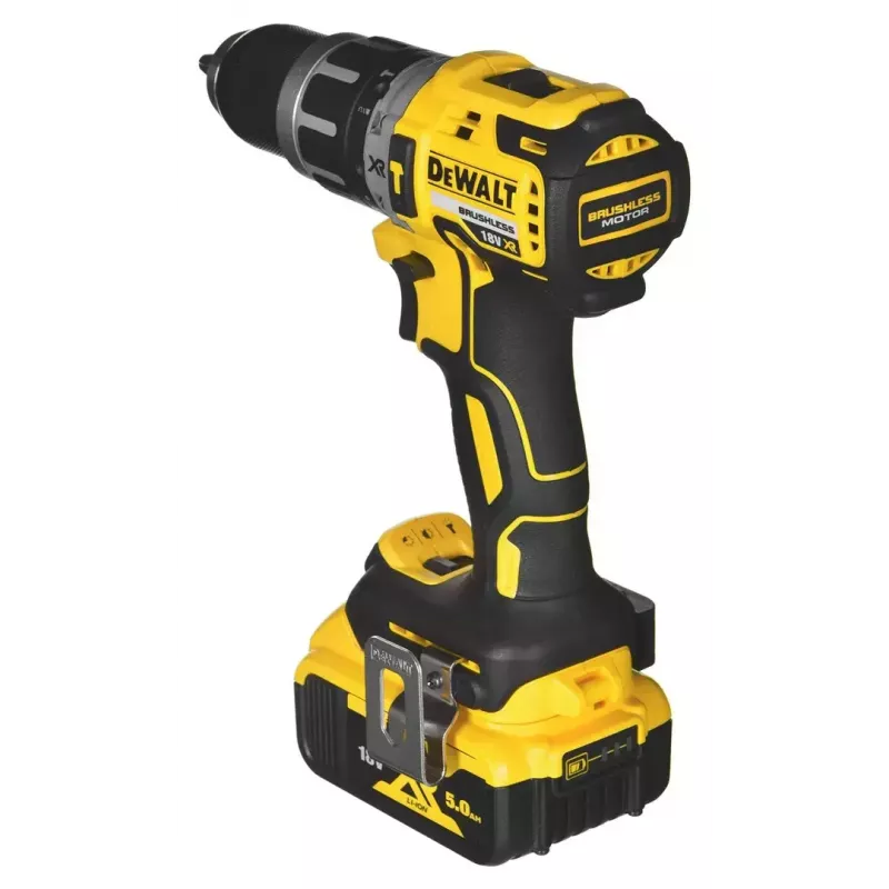 Set de herramientas combinadas a batería DeWalt DCK266P2T — 18V, 2 baterías de 5.0Ah, atornillador de impacto y taladro percutor, cargador, maletín
