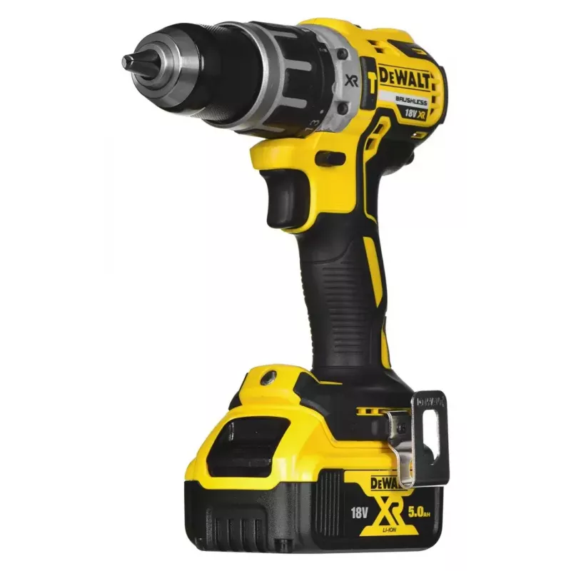 Set de herramientas combinadas a batería DeWalt DCK266P2T — 18V, 2 baterías de 5.0Ah, atornillador de impacto y taladro percutor, cargador, maletín